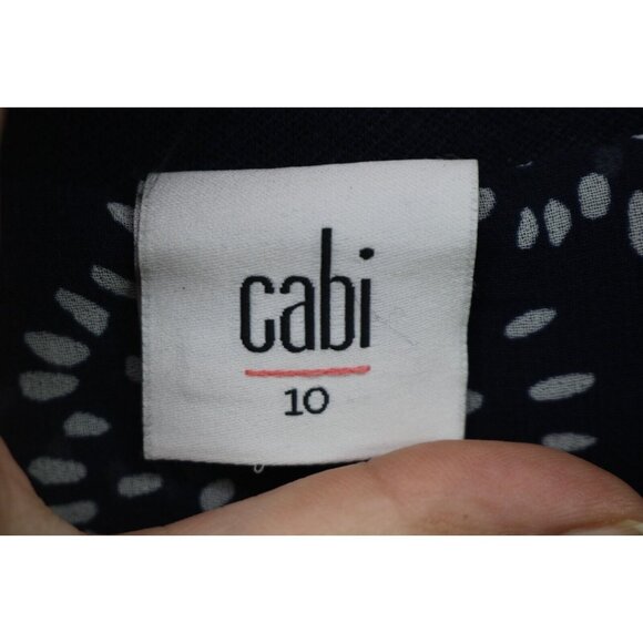 Cabi Navy Blue Nautical Blazer-Size 10-Pockets-Preppy - Picture 6 of 11